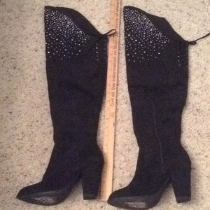 Adorned Above the Knee Boots